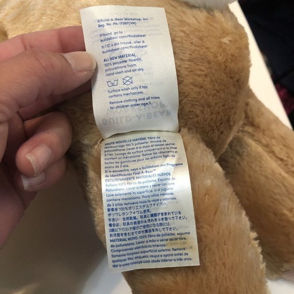 Build A Bear Workshop BAB Pawlette Bunny Rabbit 16" Plush Stuffed Animal - Picture 7 of 9